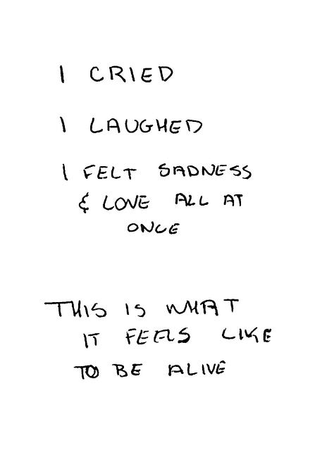 Comment cards left by visitors at the Strangers Project exhibit