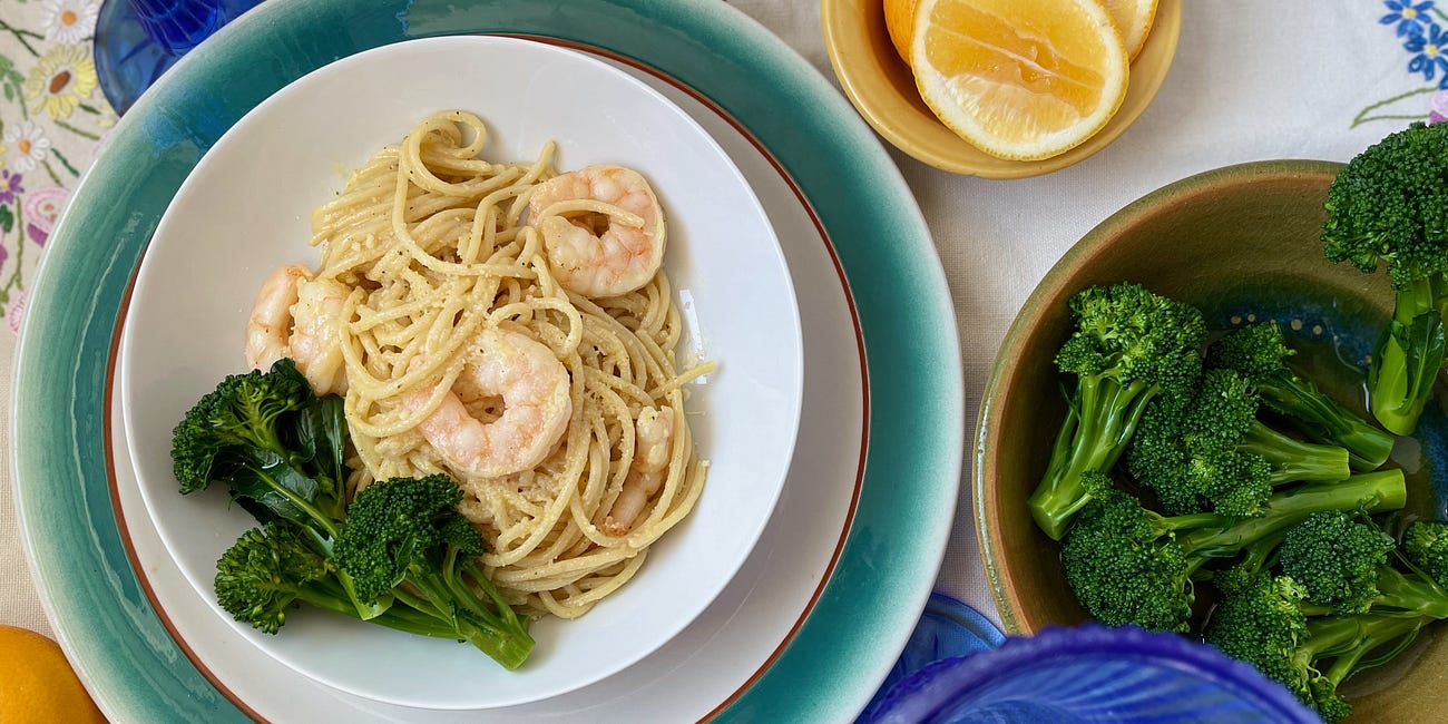 Meyer Lemon-Pepper Adobo Pasta