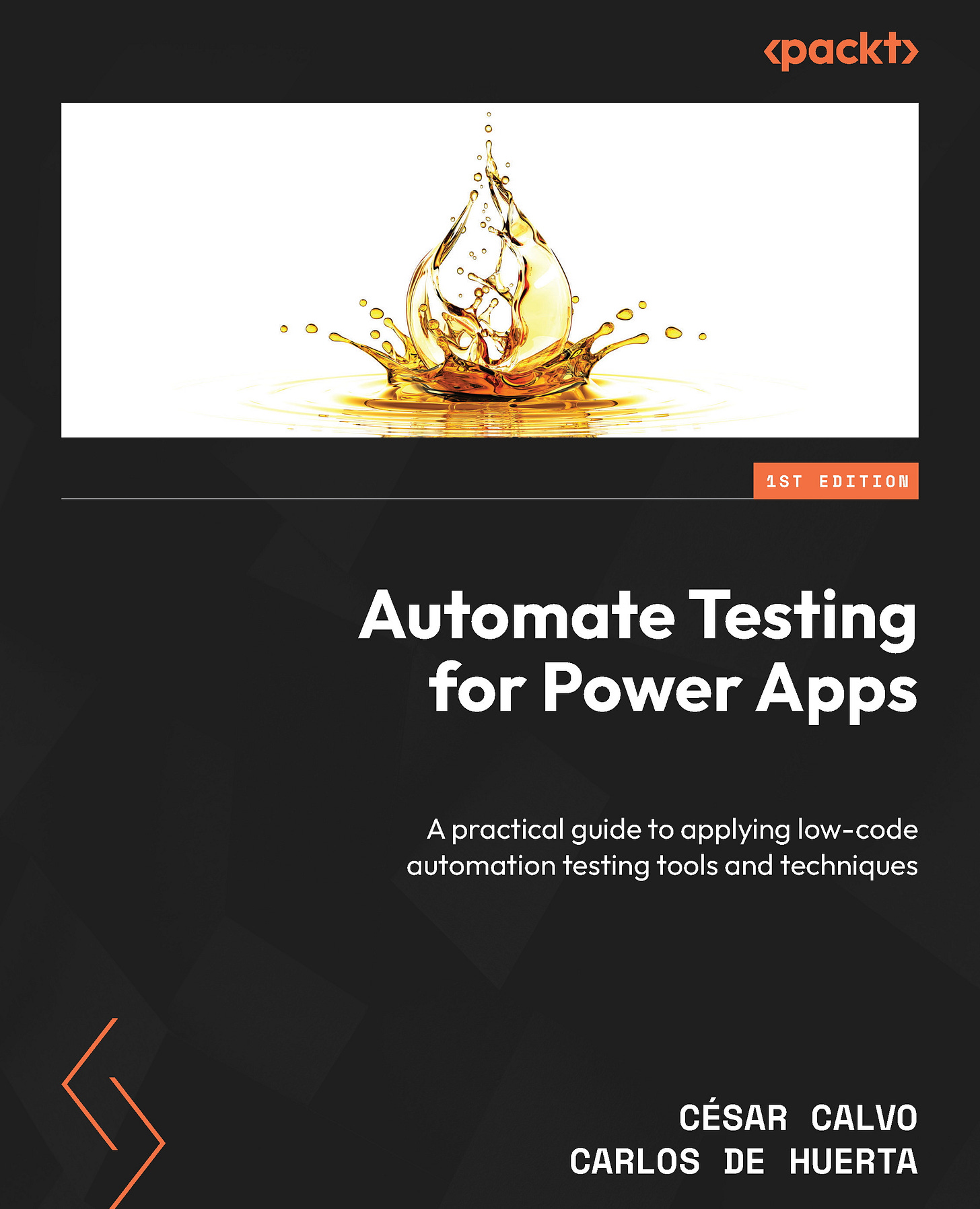Automate Testing for Power Apps, Published by Packt, Book Cover