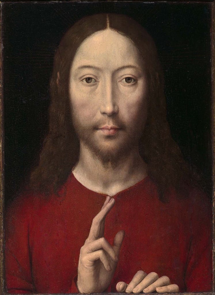 File:Memling Christ giving blessing.jpg - Wikimedia Commons