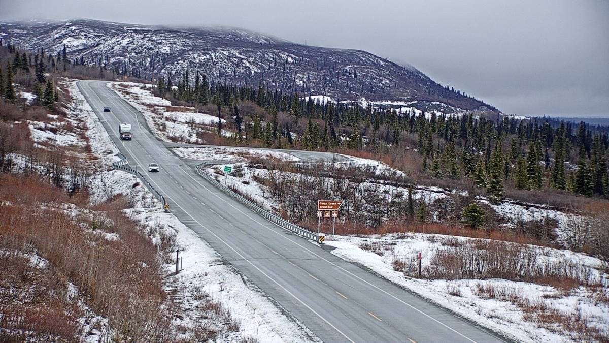Glenn Highway Late May Snow