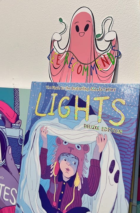 Adventure Time comic book display