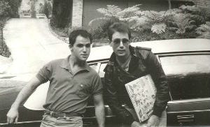 Robert and Marshall in New York Robert and Marshall in New York