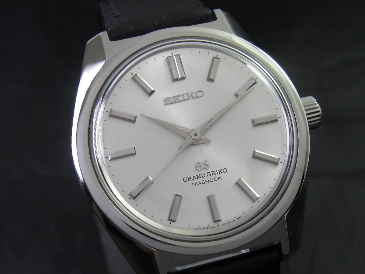 希少 美品 Grand Seiko/グランドセイコー GS 前期型 Ref.4420-9000 Cal.4420B 手巻 オーバーホール・新品仕上済 1966年製造