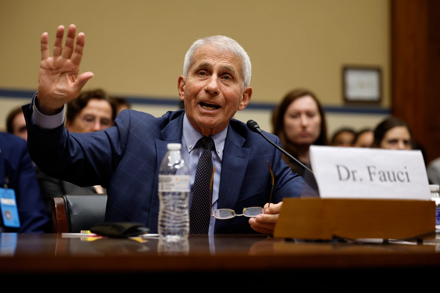 Dr. Anthony Fauci testifies in Congress, June 3, 2024. (Photo by Chip Somodevilla/Getty Images.)