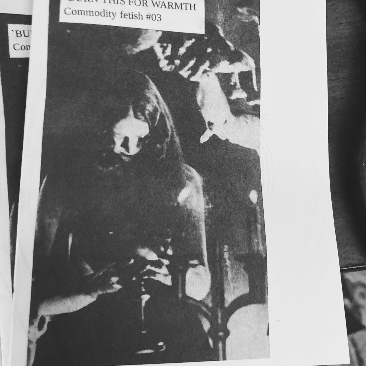 commodity fetish zine