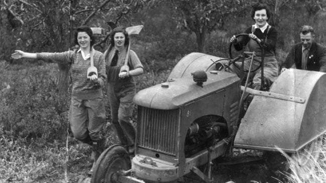 Women to the rescue — how the Australian Women's Land Army saved Australia  in WWII | Daily Telegraph