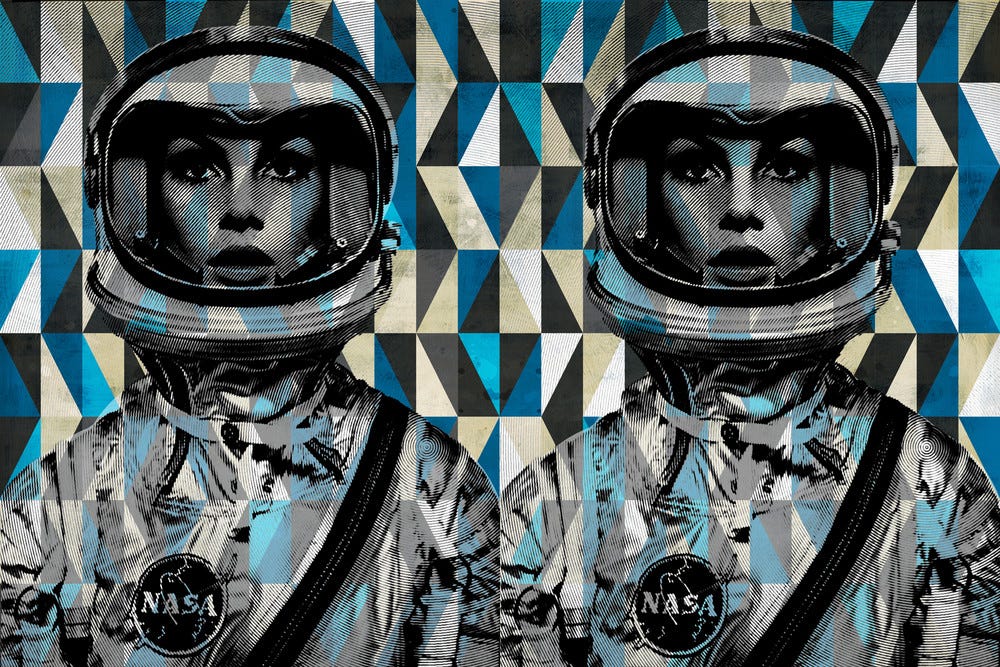 jean shrimpton art, pop art prints, canvas pop art, astronaut art ...