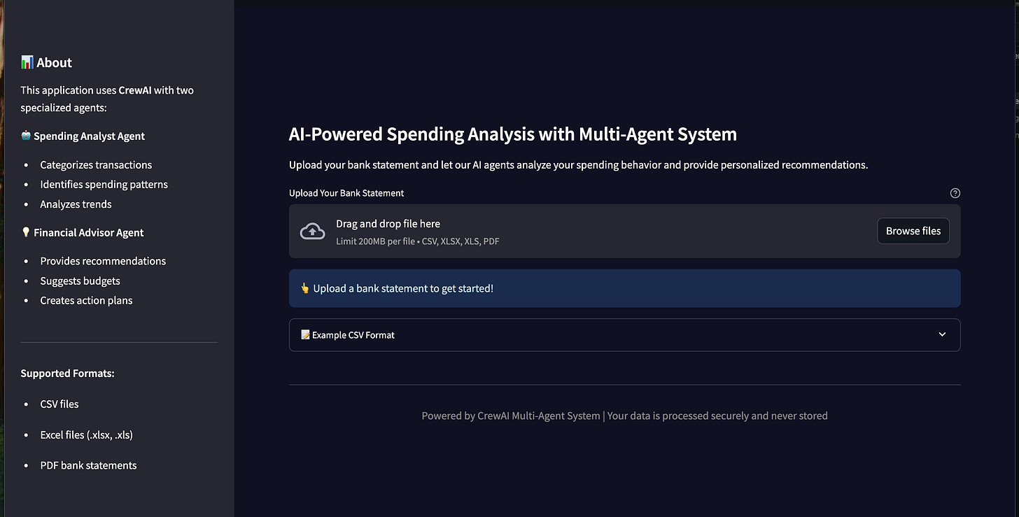Day 11 of building AI agents : Build an AI-Powered Personal Finance Agent