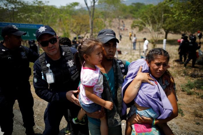 Mexico Begins Detaining Central American Migrants in Caravans - WSJ Mexico Begins Detaining Central American Migrants in Caravans - WSJ