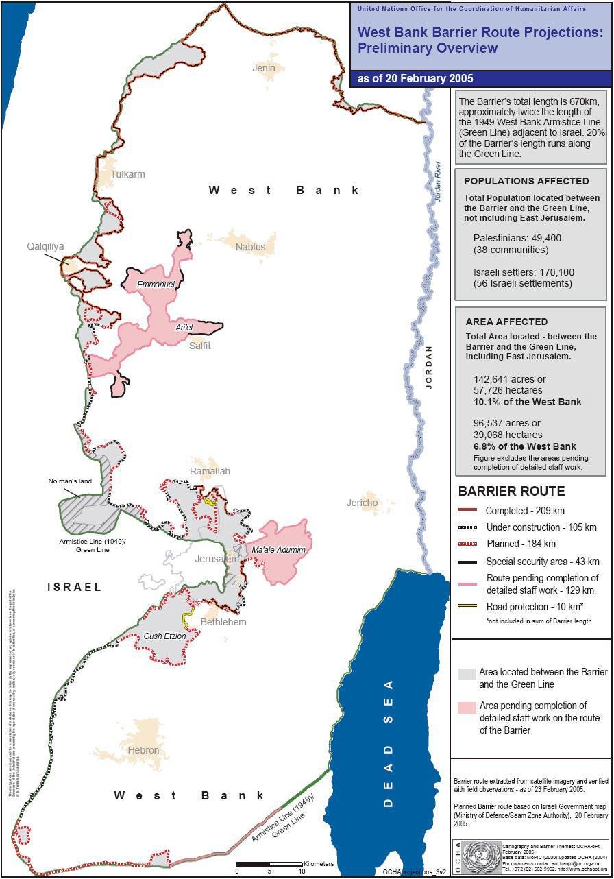 ICJ/Israel, Separation Wall/Security Fence in the Occupied Palestinian  Territory | How does law protect in war? - Online casebook