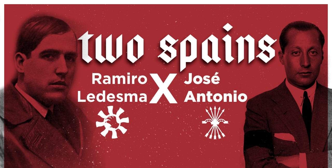 Two Spains: Ramiro Ledesma vs José Antonio