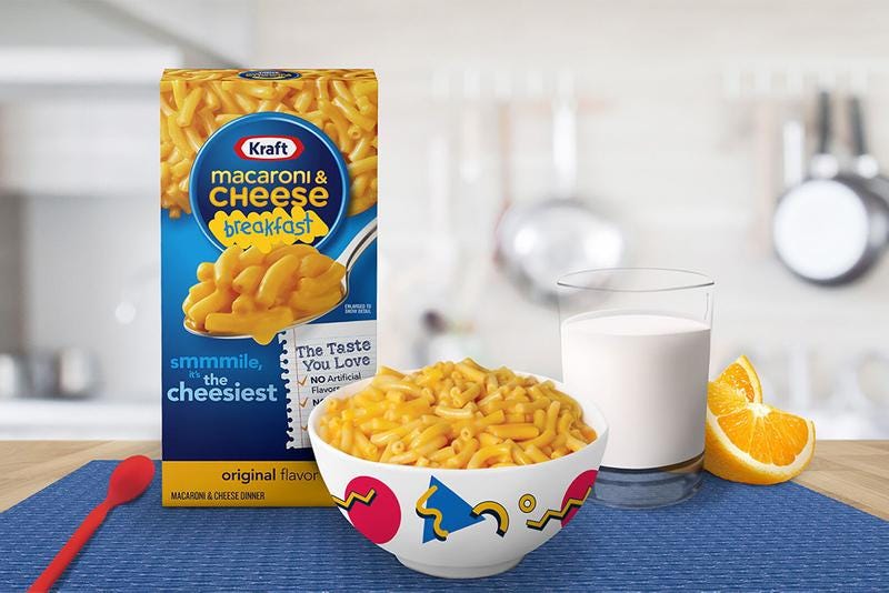 Kraft Rebrands Mac 'N Cheese As Breakfast Food Mac 'N Cheese Kraft Heinz Snack Covid-19 Coronavirus Kraft Rebrands Mac 'N Cheese As Breakfast Food Mac 'N Cheese Kraft Heinz Snack Covid-19 Coronavirus