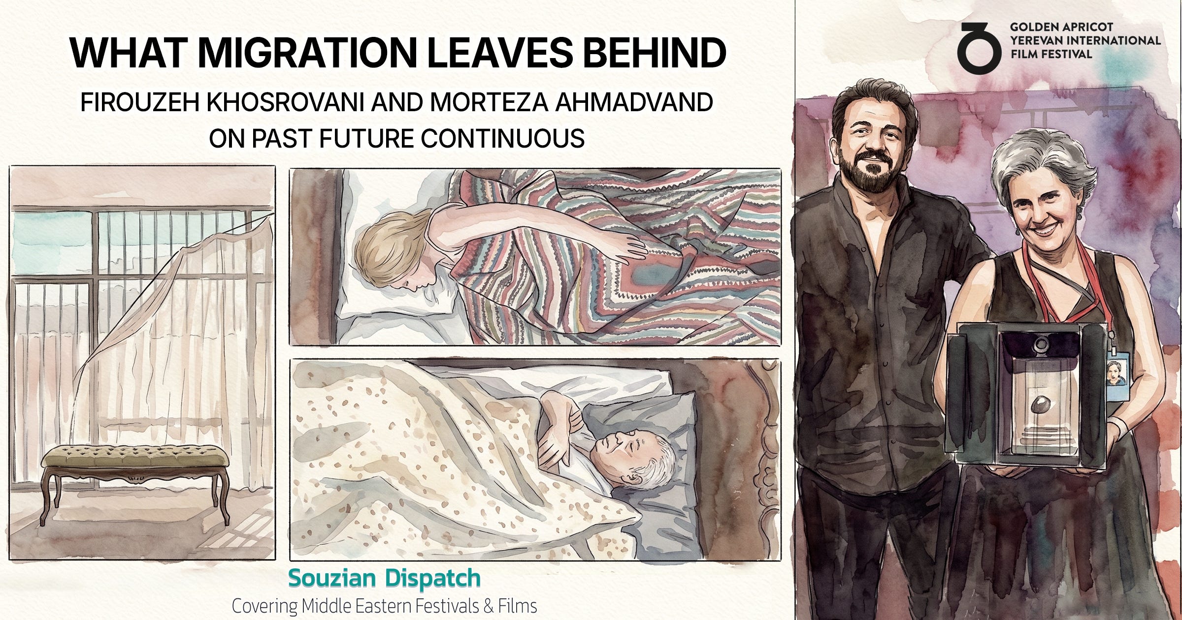 Interview with Firouzeh Khosrovani and Morteza Ahmadvand about their documentary Past Future Continuous Interview with Firouzeh Khosrovani and Morteza Ahmadvand about their documentary Past Future Continuous