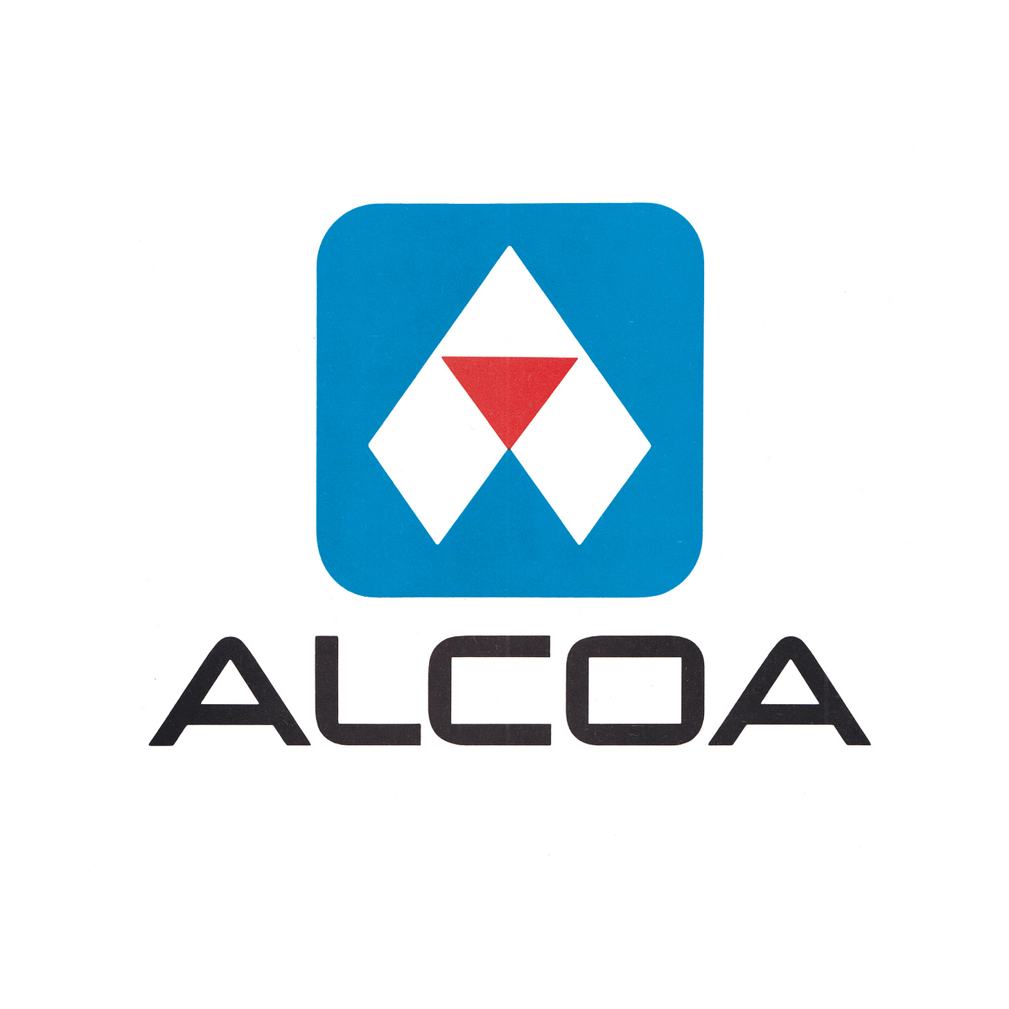 Saul Bass & Associates 1962 logo for The Aluminum Company of America.