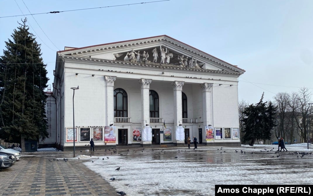 Historic Mariupol Theater, Sheltering Ukrainian Civilians, Hit By Air Strike