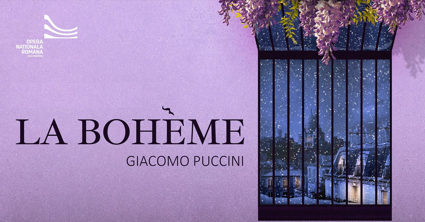 May be a doodle of fragrance and text that says "OPERA NATIONALA ROMANA cOI -MAPOΣA LA BOHEME GIACOMO PUCCINI የደ" May be a doodle of fragrance and text that says "OPERA NATIONALA ROMANA cOI -MAPOΣA LA BOHEME GIACOMO PUCCINI የደ"