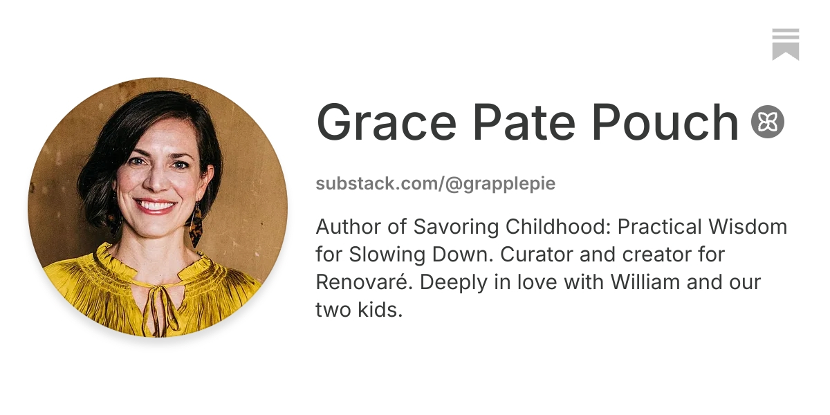 Grace Pate Pouch | Substack