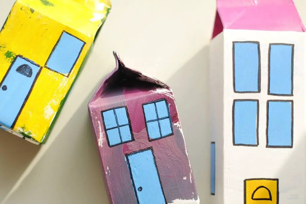 How to make a milk carton into a craft masterpiece
