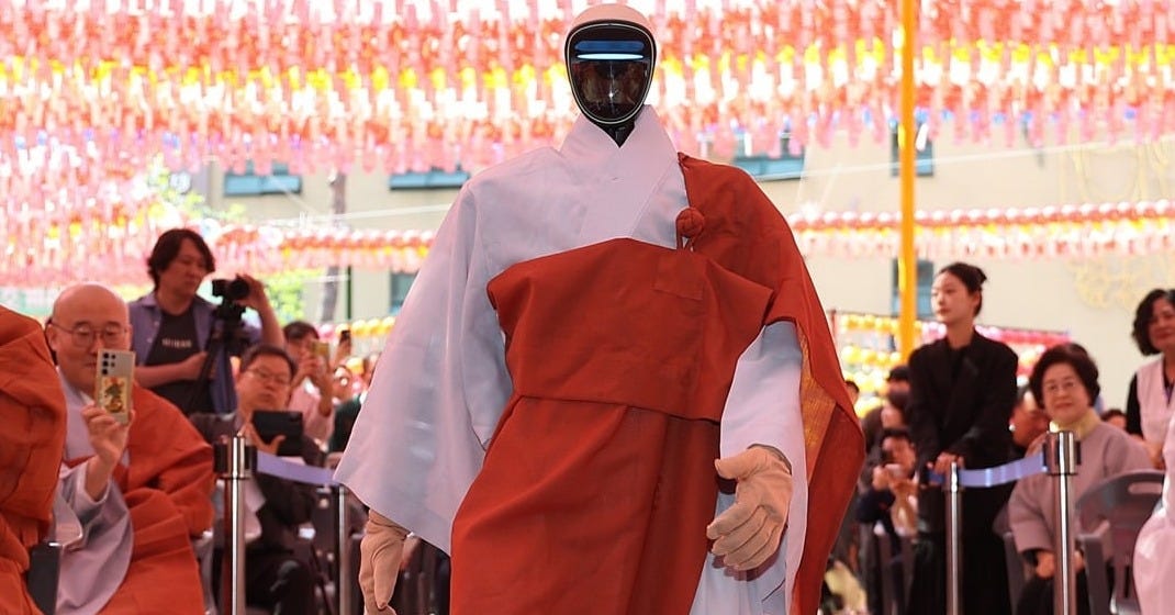 A Humanoid Robot Just Became A Buddhist Monk In South Korea, See Photos