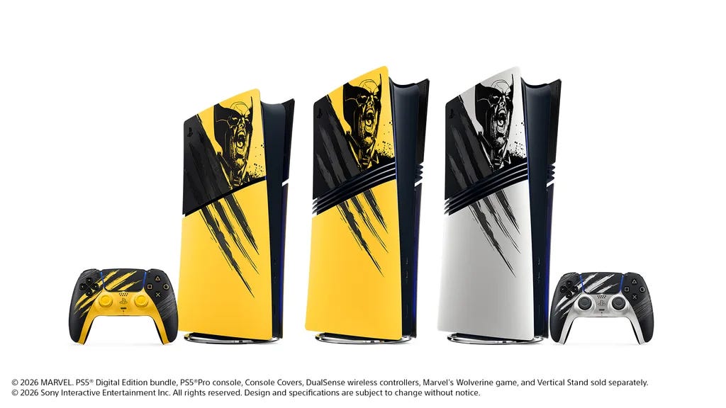 PS5 Wolverine console designs PS5 Wolverine console designs