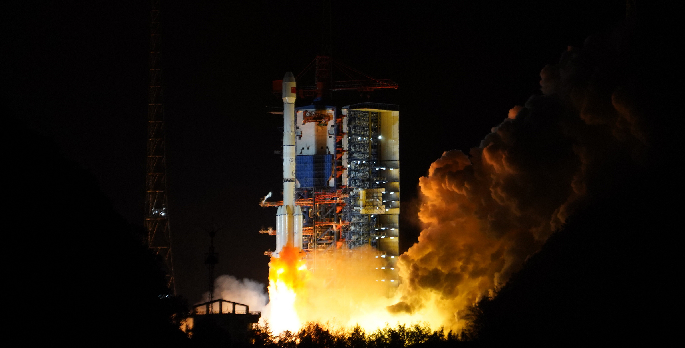 The Long March 3B/E launch vehicle lifting off from Launch Complex 3 at the Xichang Satellite Launch Center on December 9th 2025.