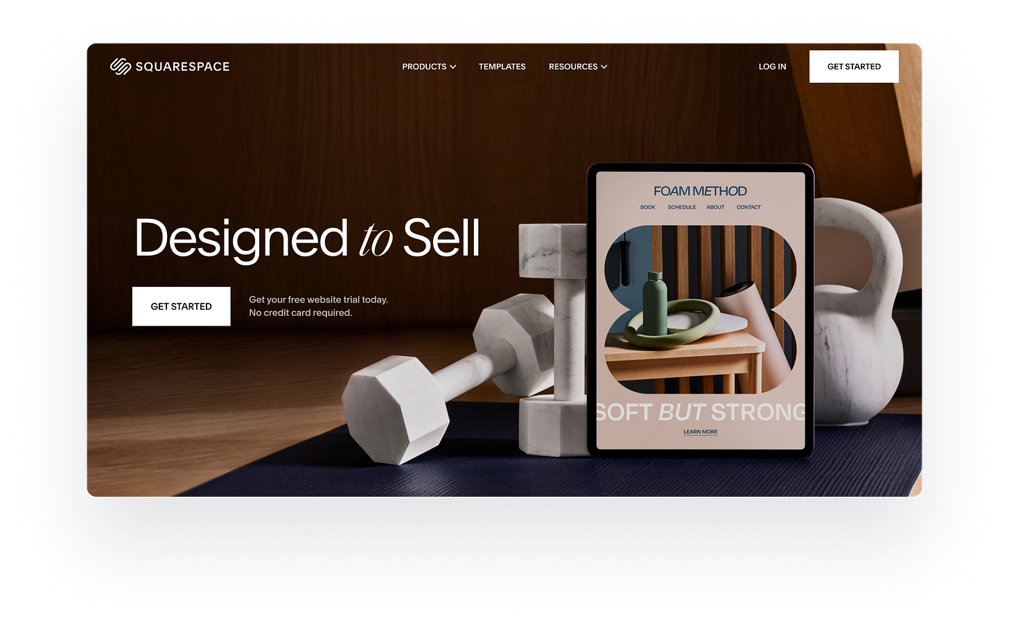 A screenshot of the website Squarespace, a tool used to make your own website. A screenshot of the website Squarespace, a tool used to make your own website.