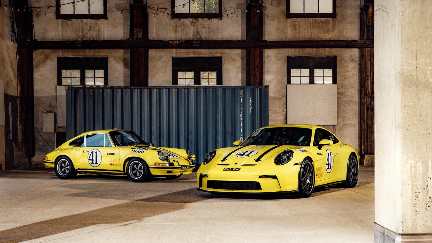 911 S/T (1972), 911 S/T (g. à d.), 2025, Porsche AG