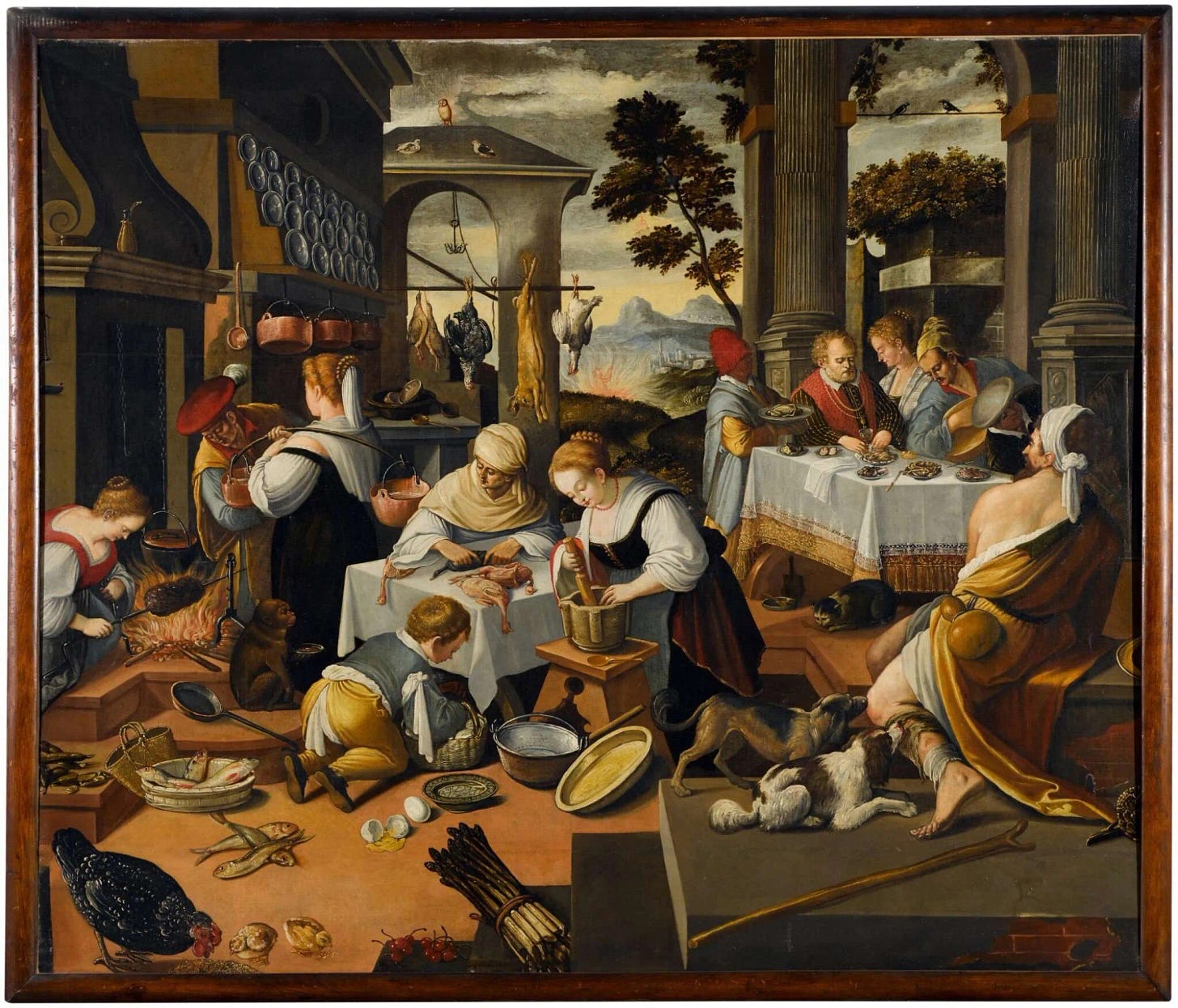 Luke 16: 19-31 reflection Flemish Follower of Jacobo Bassano