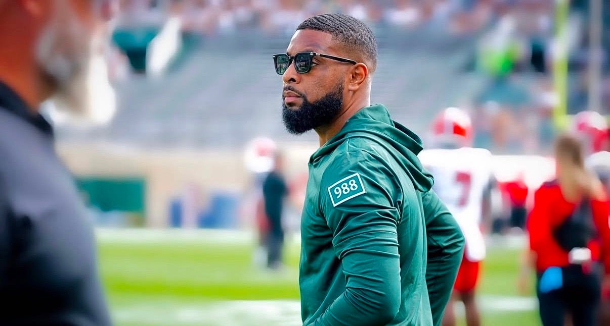 Darius Hicks, Michigan State Spartans director of scouting. Photo credit: Instagram.