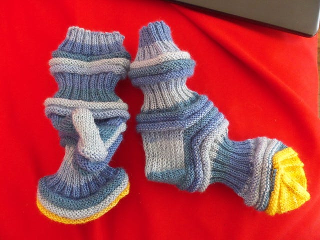 Mojo Socks in Blue Mojo Socks in Blue