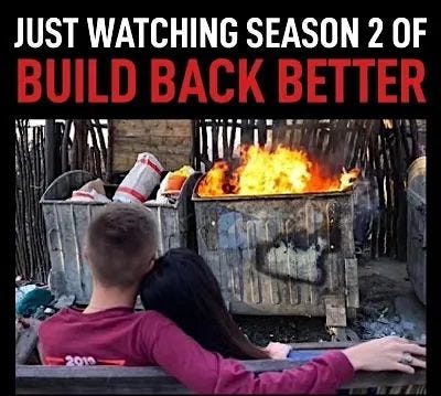 May be an image of 1 person and text that says 'JUST WATCHING SEASON 2 OF BUILD BACK BETTER 2019'