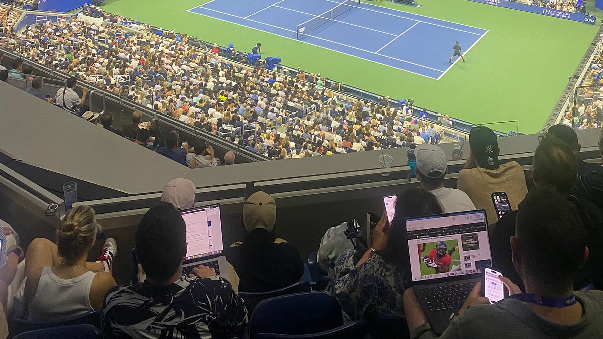 For the media, the US Open is now the poor relation among the four Grand Slams