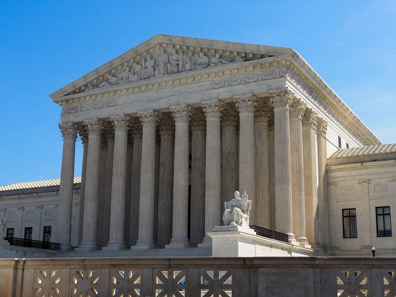 The U.S. Supreme Court on April 9, 2026. (Photo by Ashley Murray/States Newsroom) The U.S. Supreme Court on April 9, 2026. (Photo by Ashley Murray/States Newsroom)