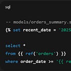 Jinja & Macros within dbt