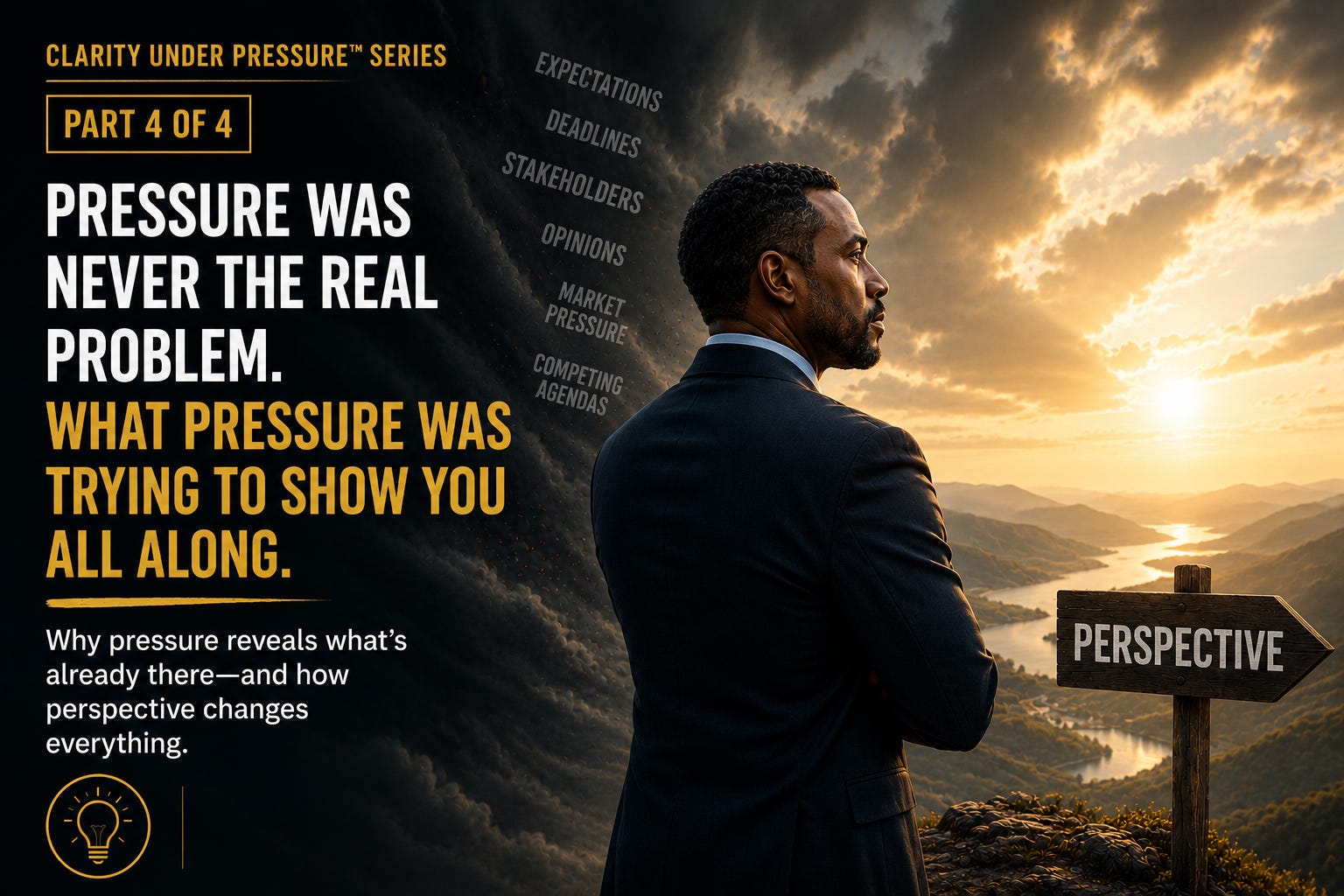 Pressure Was Never the Real Problem. What Pressure Was Trying to Show You All Along