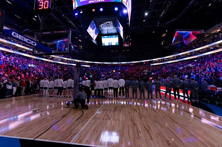 Arizona and UCLA played for the Pac-12 title last season in Las Vegas. (Photo: Omer Khan)