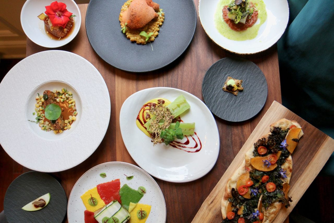What's on the menu at Avelo, a new place for fancy plant-based tasting menus