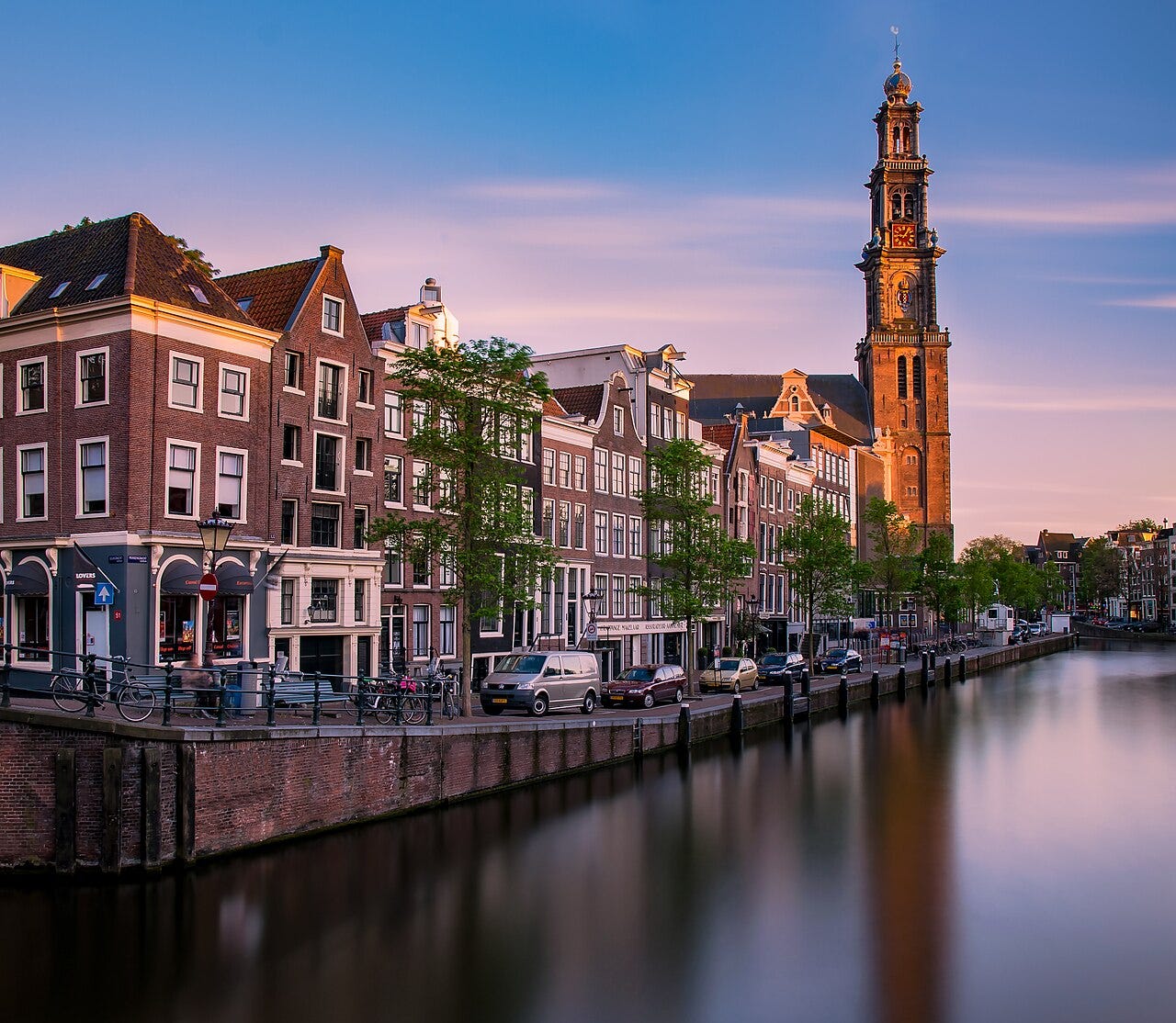 The Westerkerk church in Amsterdam where Rembrandt was buried in 1669 The Westerkerk church in Amsterdam where Rembrandt was buried in 1669