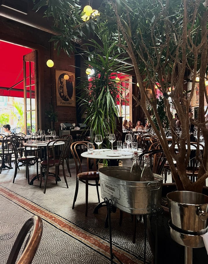 Photos of the interior at Boucherie West Village
