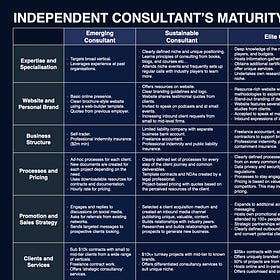 The Consultant's Maturity Model - Find Your Place On The Roadmap