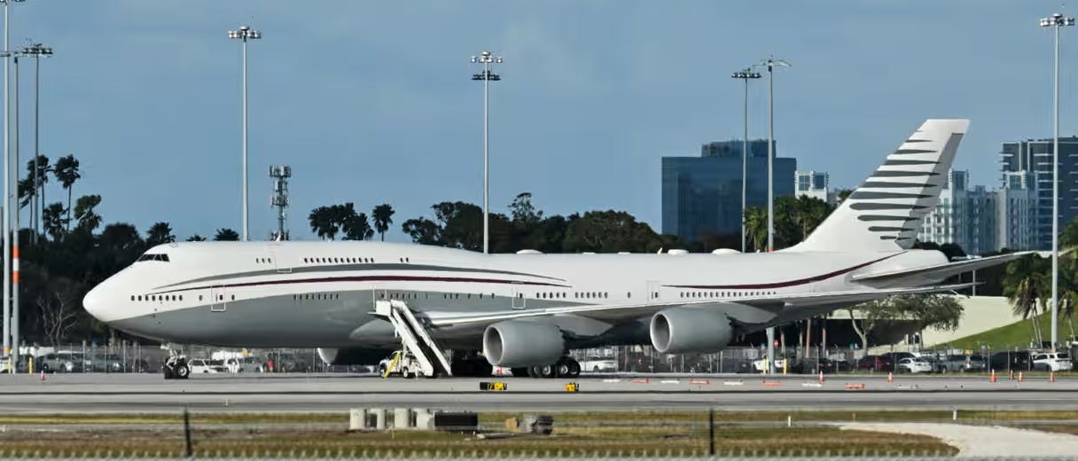 free plane from qatar!