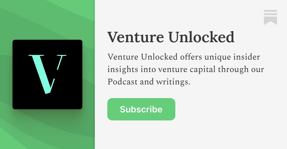 Venture Unlocked | Samir Kaji | Substack