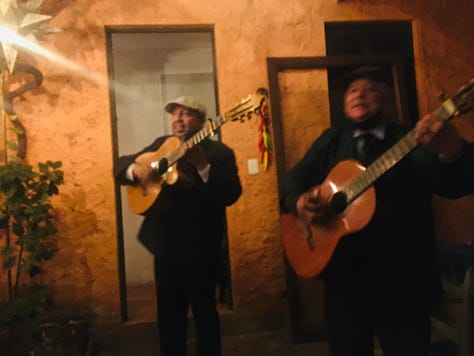 Tacos, mariachi music, bakery, and delicious food from San Miguel de Allende