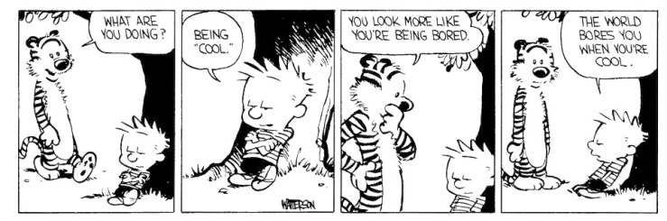 Bored/cool (Calvin & Hobbes) – Biblioklept