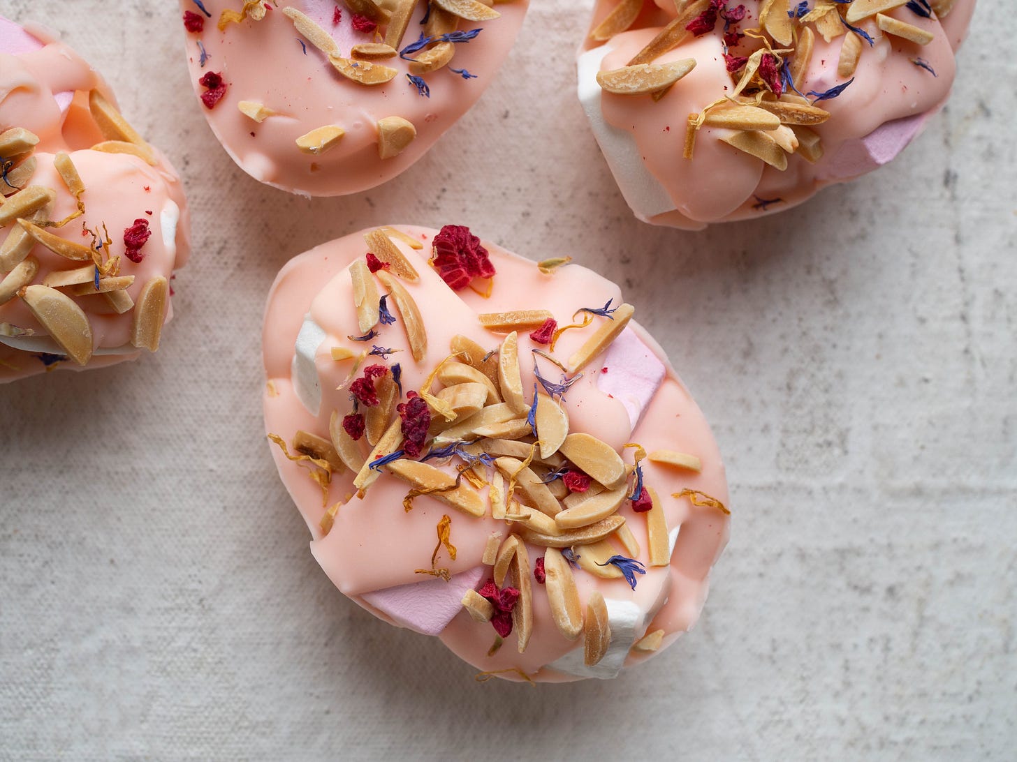 Rose Rocky Road Easter Eggs