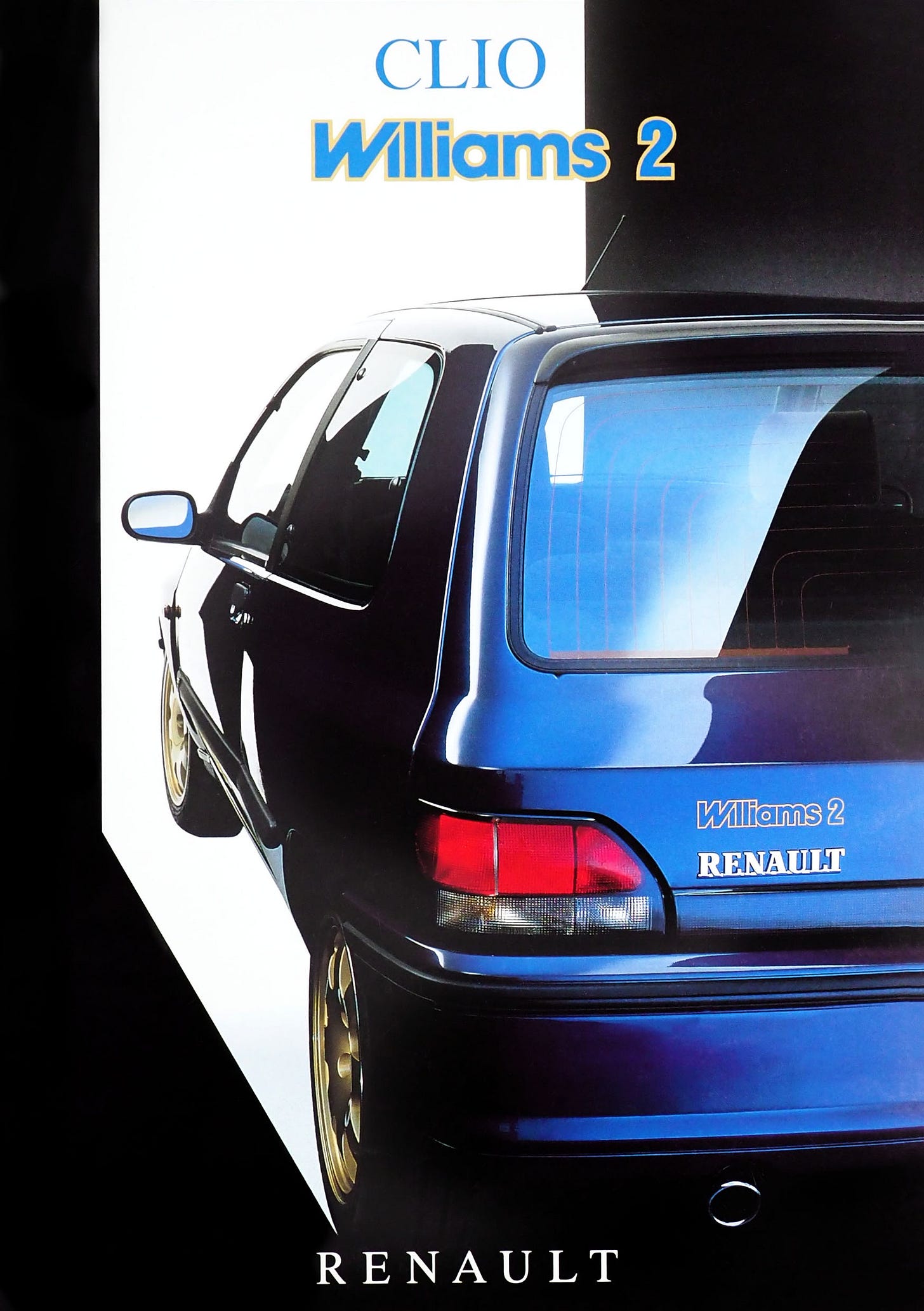 Renault Clio Williams 2 1999 UK brochure cover Renault Clio Williams 2 1999 UK brochure cover