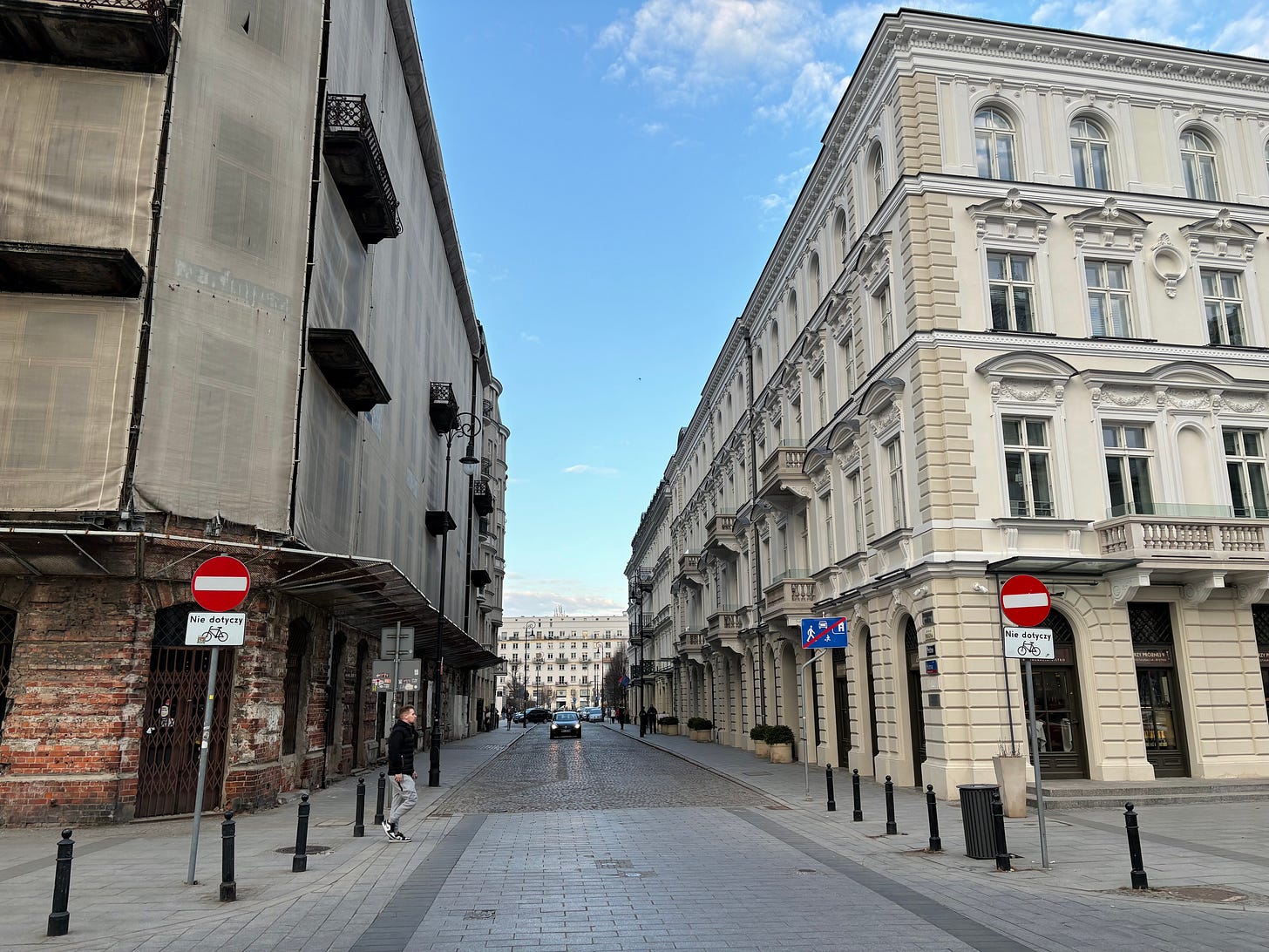 Prozna Street: Once at the center of the Warsaw Ghetto.