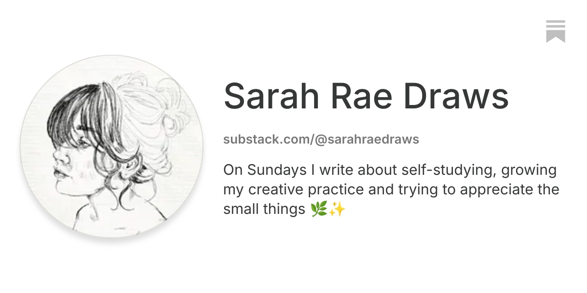 Sarah Rae Draws | Substack