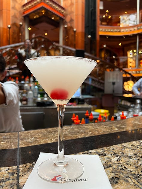 various photos from a carnival cruise to the Bahamas